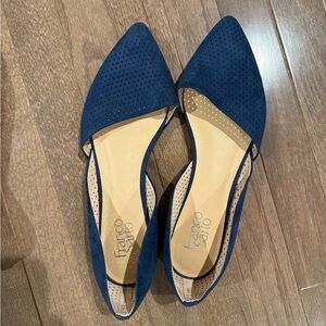 Franco Sarto Women's Navy Flats
